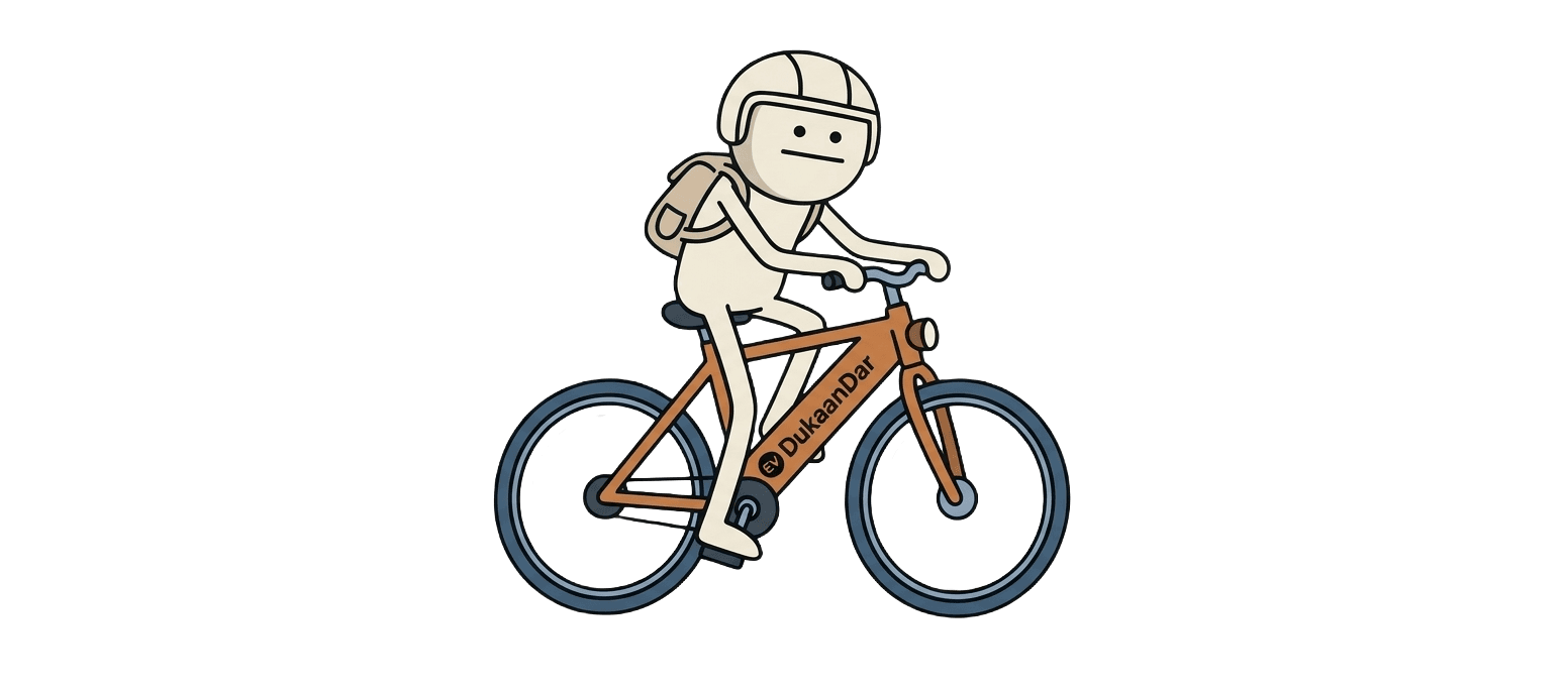 DukaanDar delivery bike